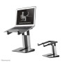 Stand laptop Neomounts NSLS200 pentru display-uri cu diagonale 10"-17", greutate maxima suportata 5kg, tilt culoare argintiu. NE